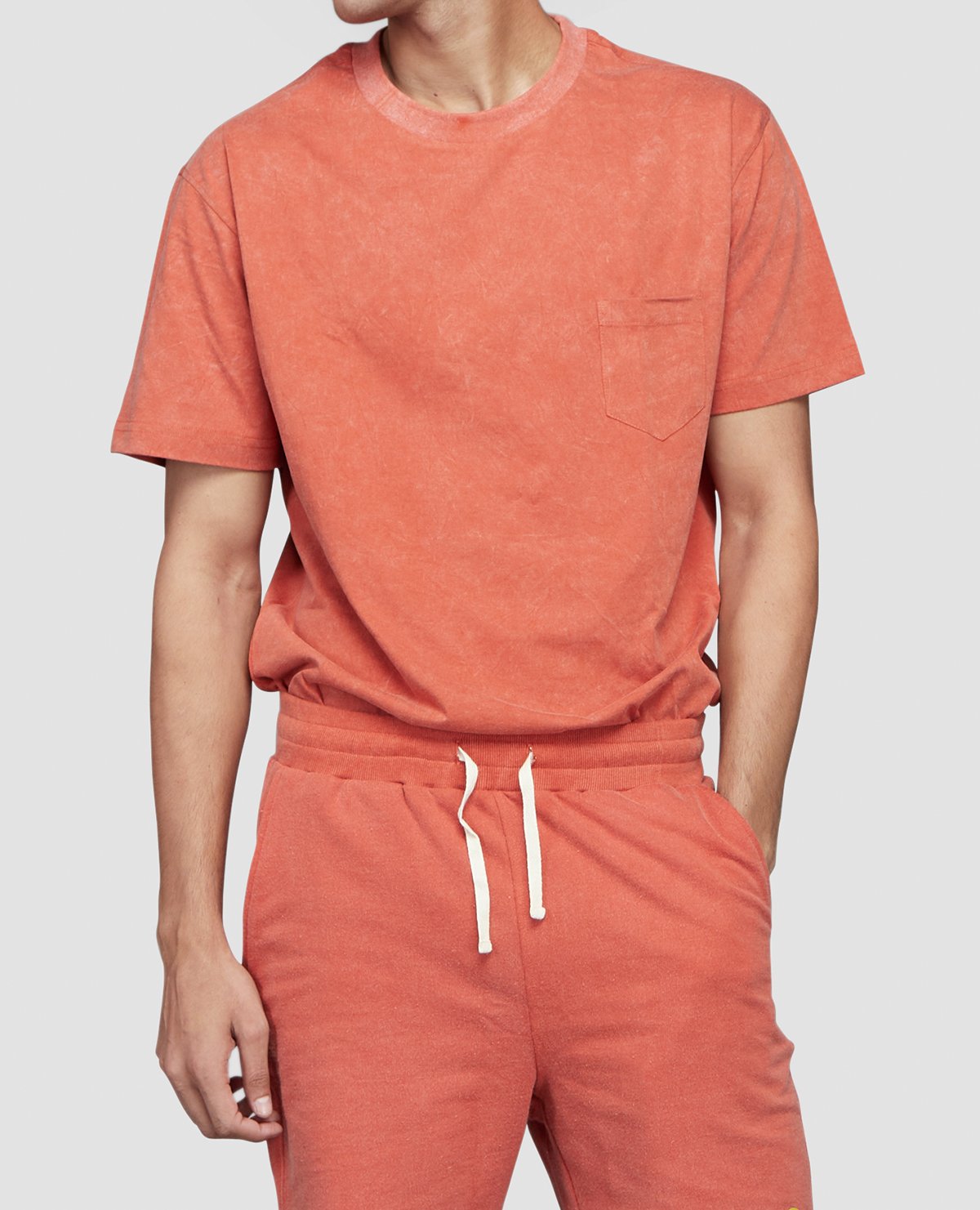 Urban Vintage Pocket T-Shirt - Rust