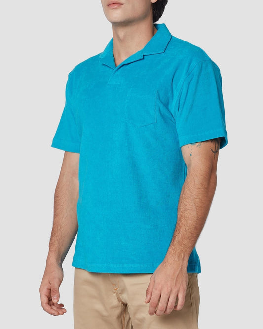 cityof_ - Terry Towel Polo T-Shirt