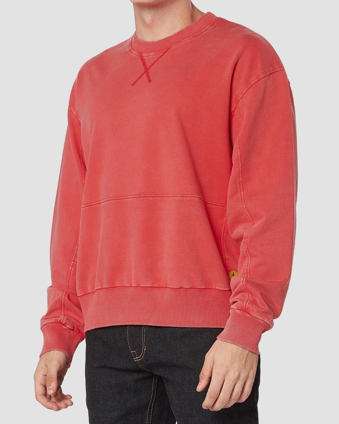 cityof_ - Distressed Panelled Sweatshirt