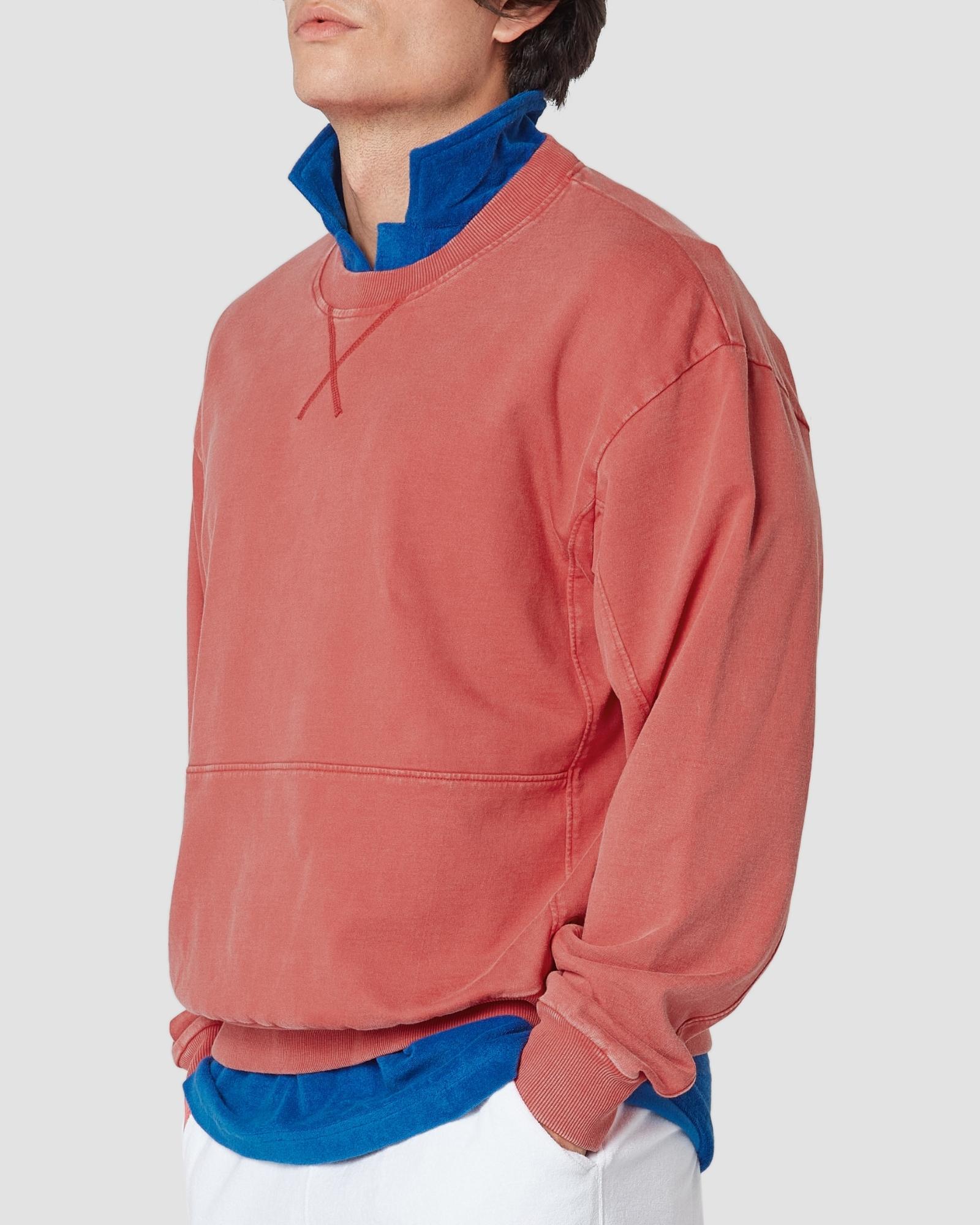 cityof_ - Distressed Panelled Sweatshirt