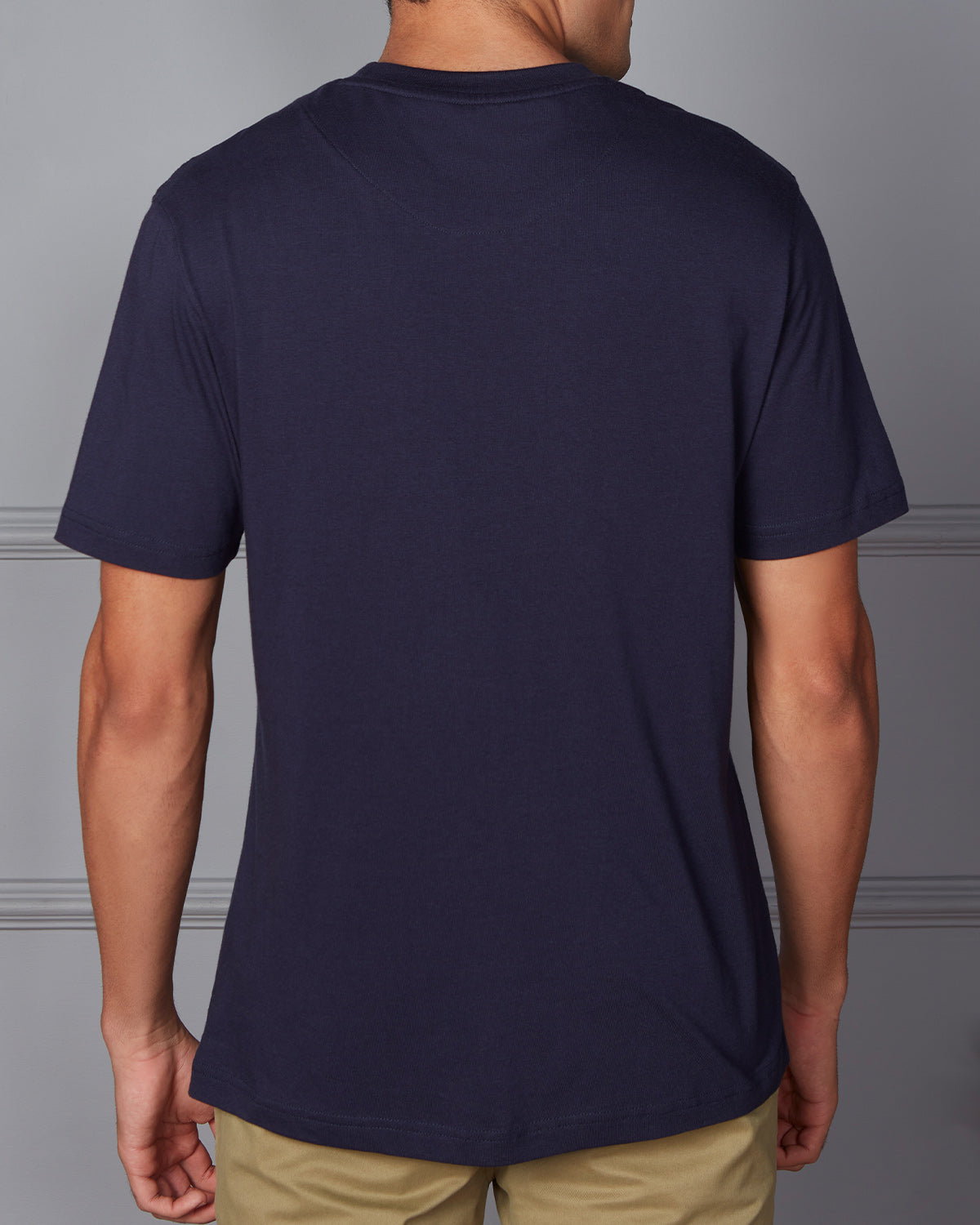 Luxe Square Pocket T-Shirt - Navy