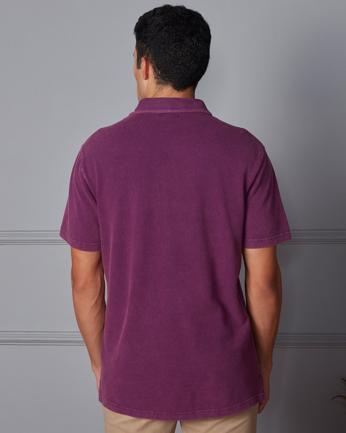 cityof_ - Distressed Polo T-Shirt