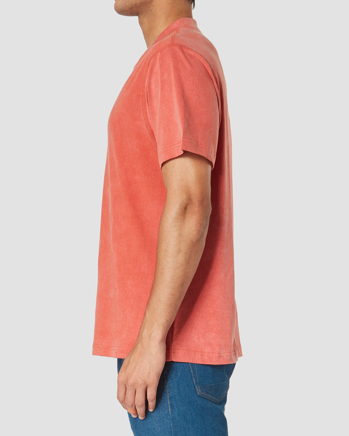 cityof_ - Distressed Henley T-Shirt