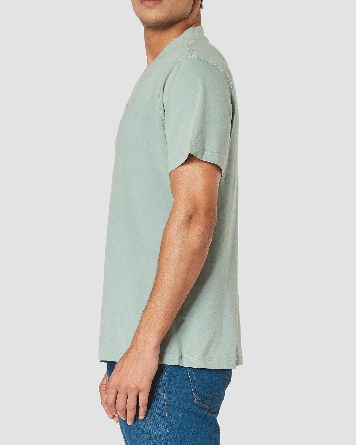 cityof_ - Distressed Henley T-Shirt