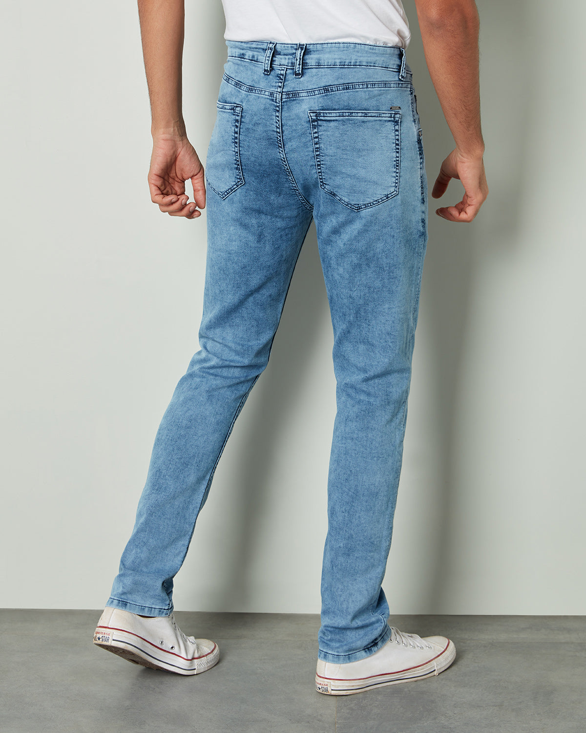 cityof_ - Cloud Wash Slim Jeans