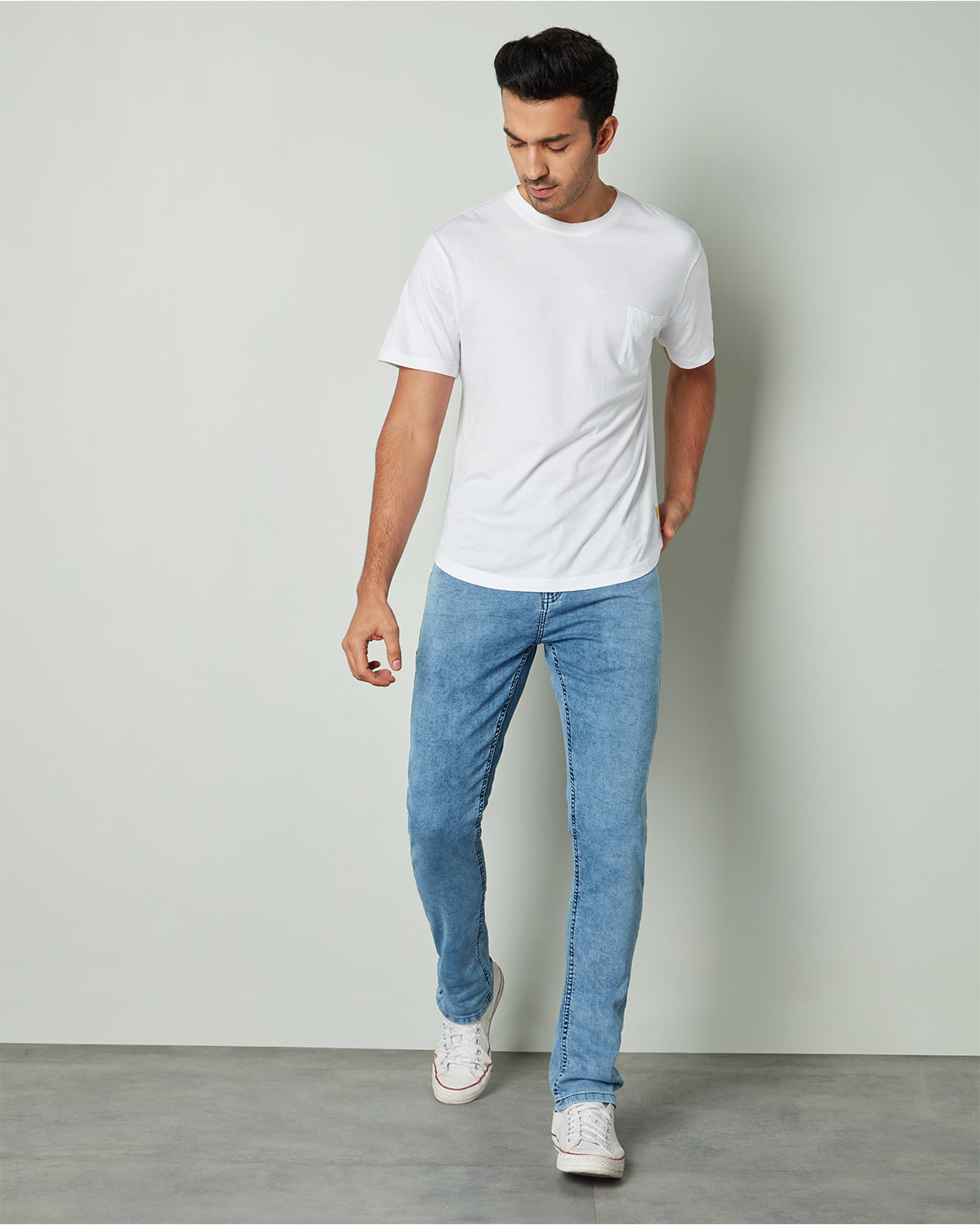 cityof_ - Cloud Wash Slim Jeans