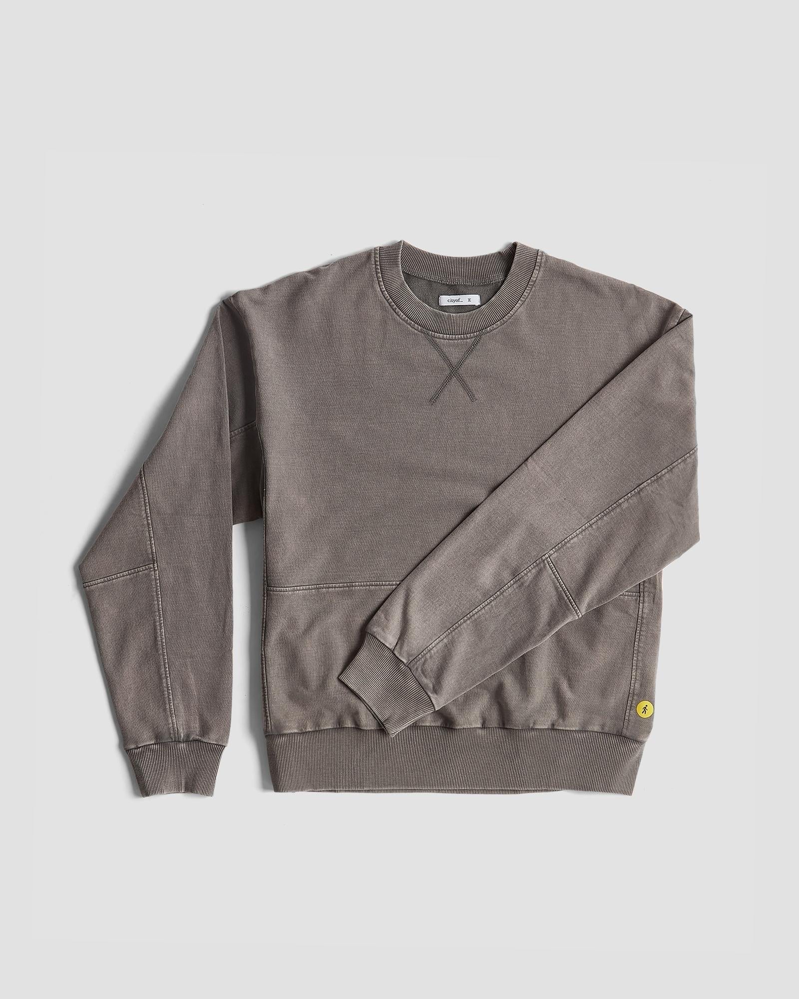 cityof_ - Distressed Panelled Sweatshirt