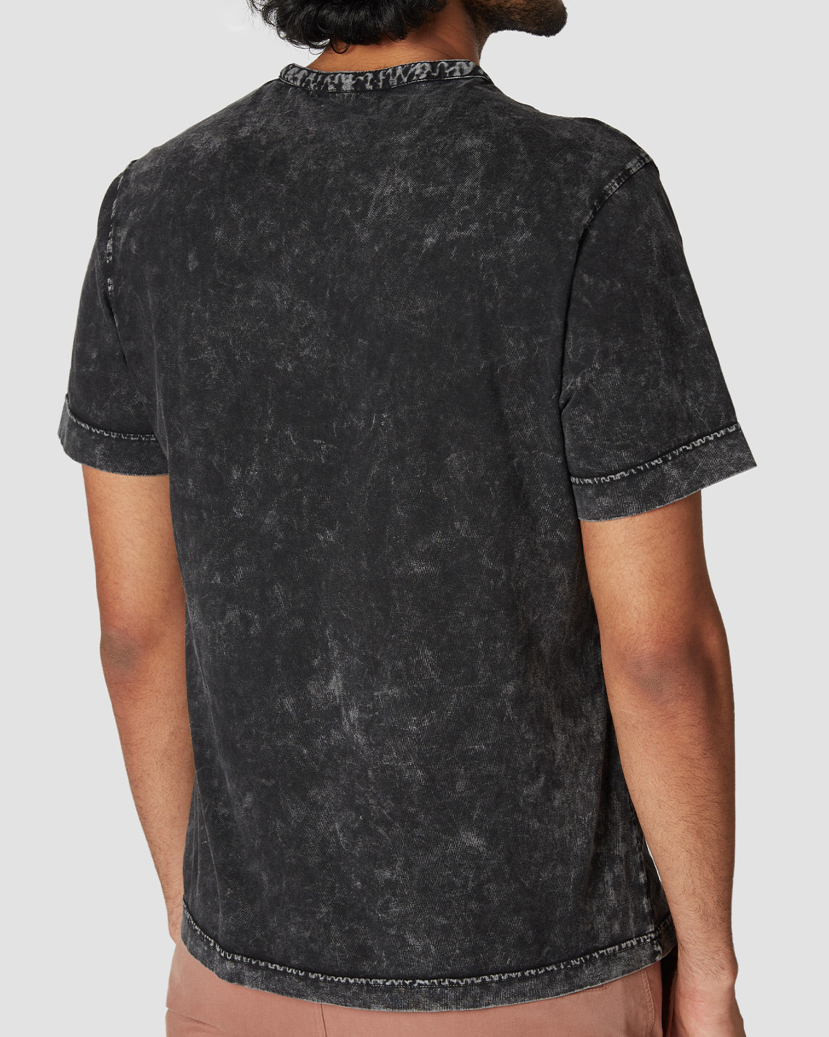 cityof_ - Distressed Spotwash Henley T-Shirt