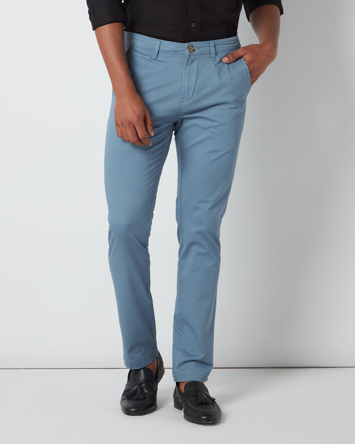 cityof_ - On The Go Urban Chinos - Blue