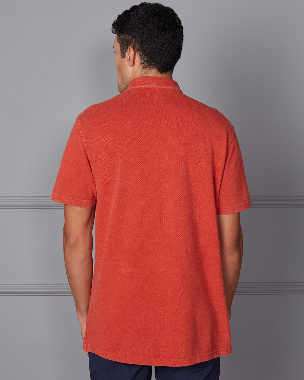 cityof_ - Distressed Polo T-Shirt