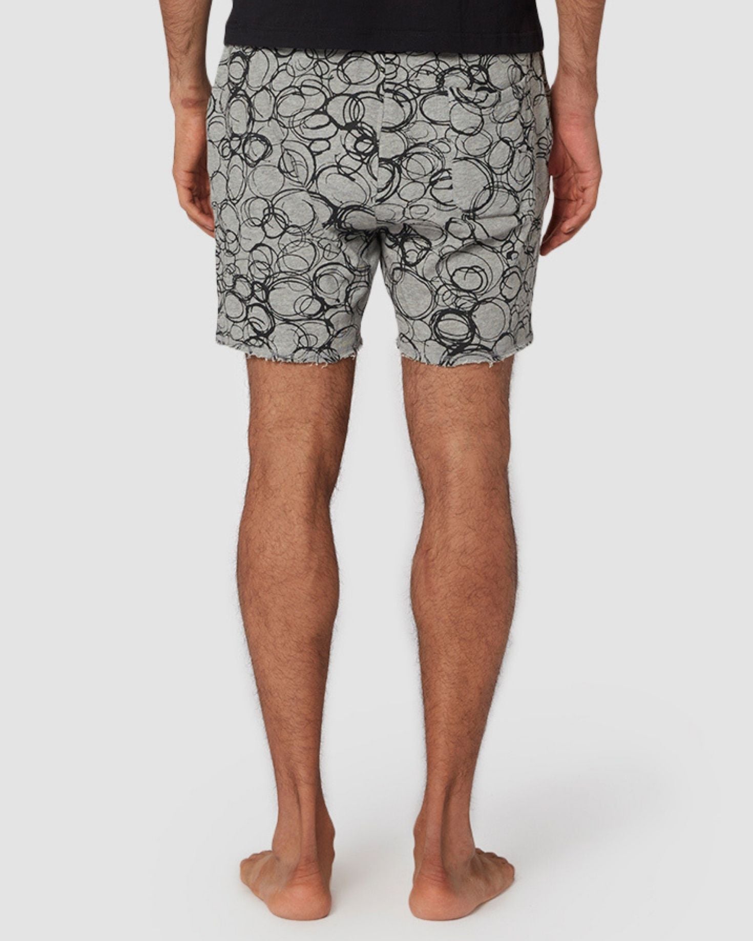 cityof_ - Japanese Printed Sweat Shorts